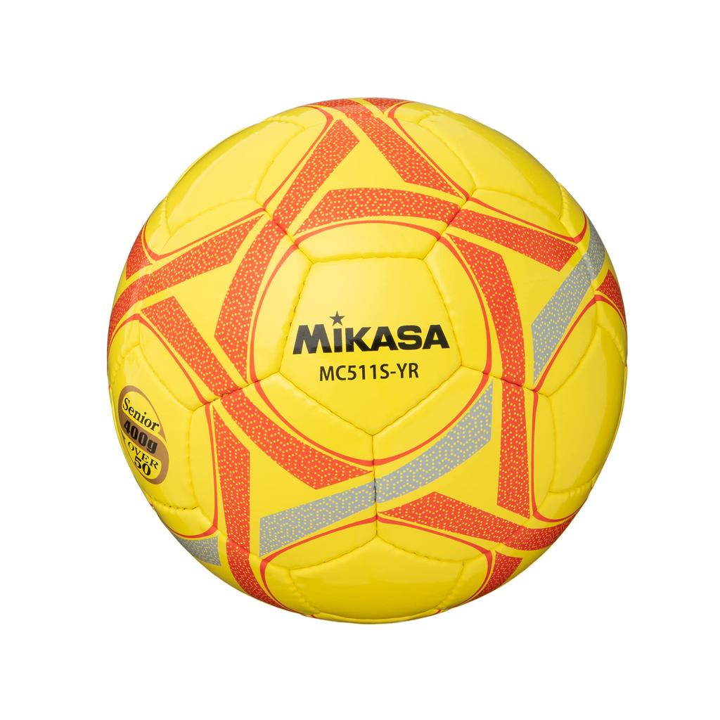 Mikasa (MIKASA) Soccer Ball Training Size 5, Approx. 400g, Yellow/Red, Hand-Sewn Ball, MC511S-YR, Recommended Pressure 0.6