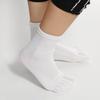 Soft Unisex Women Men Cotton Sports Five Finger Toe Socks