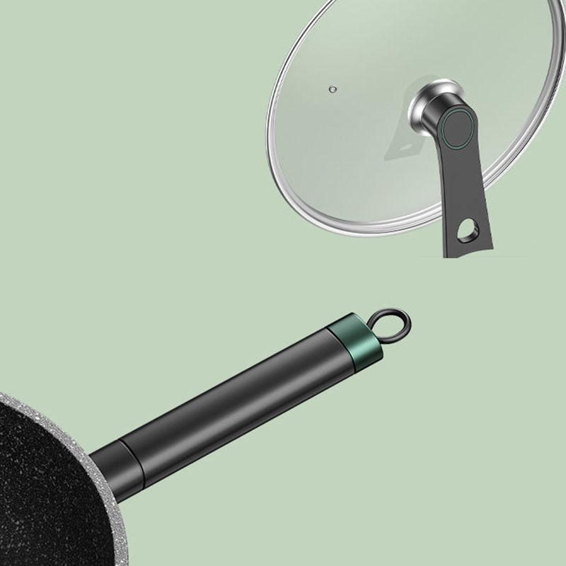 Каменная сковорода Wok Maifan, антипригарная посуда, бытовая индукционная плита вок, бездымная посуда