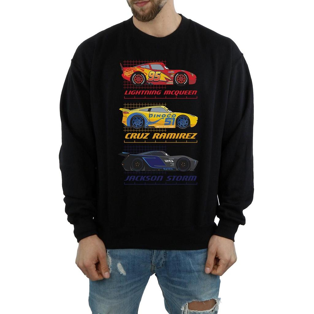Cars Mens Racer Profile Cotton Sweatshirt