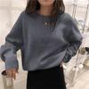 2026 Autumn Winter Slimming Knit Soft Round Neck Loose Pullover Sweater