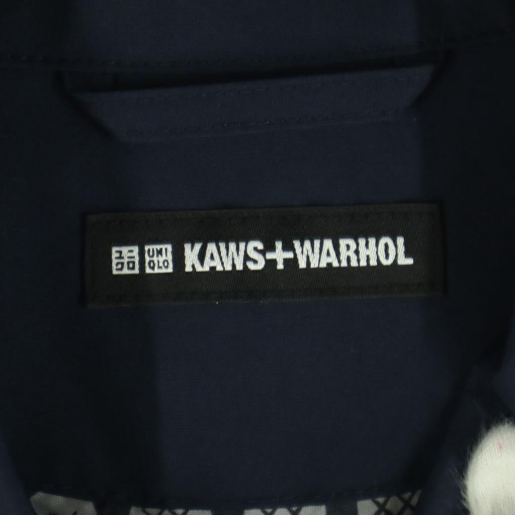 Товары для красоты UNIQLO KAWS + WARHOL Совместная коллекция Печать на спине Лонгслив Куртка-бомбер Мужская Б/у