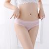 Sexy Net Yarn Panties Women Low Waist Transparent Briefs K142