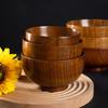 Japanese Style Wooden Bowls Handmade Crafts Wooden Utensils New Food Containers  Tableware
