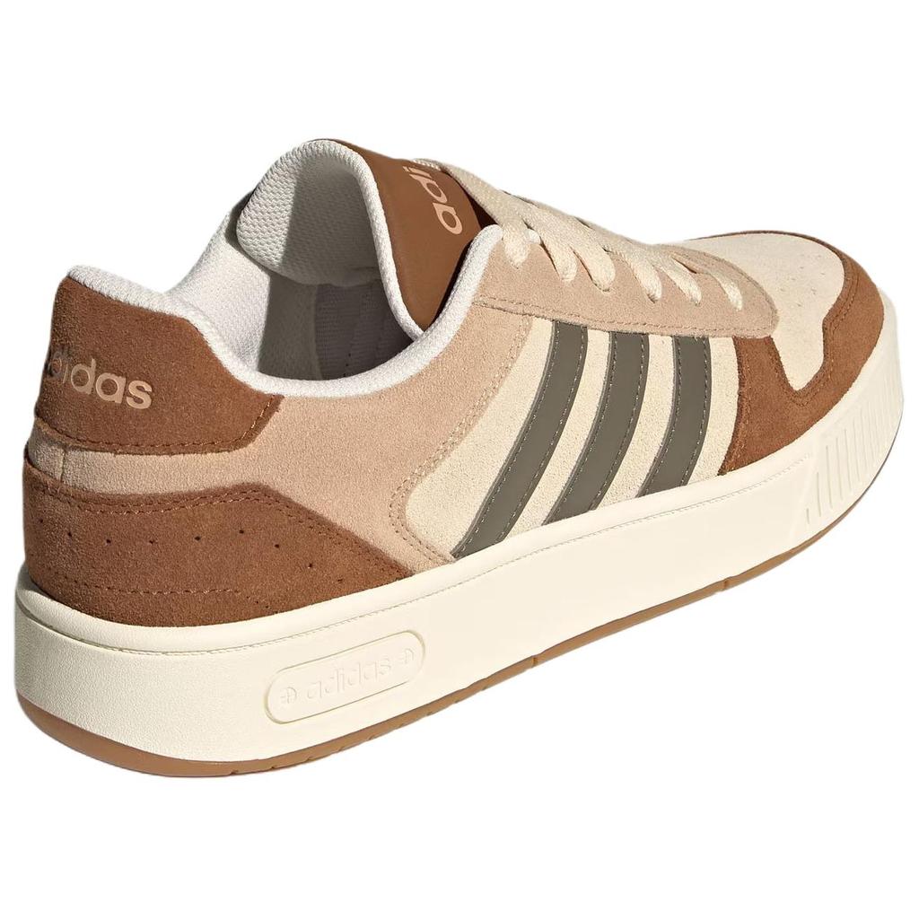 Adidas D PAD Anti Slip Wear Resistant Low Top Skateboard Shoes Unisex Beige Brown Sneakers KK1416