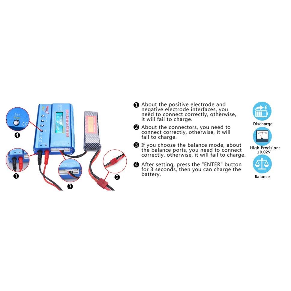 IMAX B6 80 Вт зарядное устройство для аккумуляторов Lipo NiMh Li-ion Ni-Cd цифровое RC Lipo зарядное устройство + адаптер 15 В 6 А балансировочное зарядное устройство разрядник
