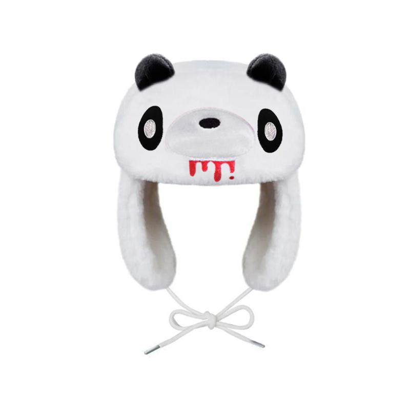 European and American Y2K Autumn and Winter Cartoon Embroidery Pattern Warm Ski Hat for Men and Women