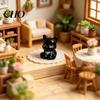 Miniature Dog Landscaping Decor 2 Pcs Mini Figurines, Tiny Resin Puppy Figures, Cute Small Desktop Decoration Animal Statues for Desktop, Car