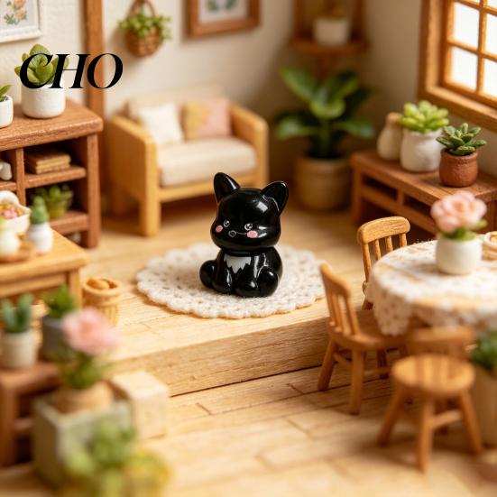 Miniature Dog Landscaping Decor 2 Pcs Mini Figurines, Tiny Resin Puppy Figures, Cute Small Desktop Decoration Animal Statues for Desktop, Car