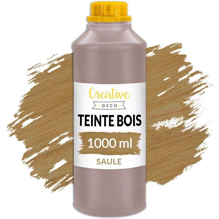 Teinture Bois - CREATIVE DECO - Saule - 1 L - A Base d'Eau - Résistante aux Intempéries