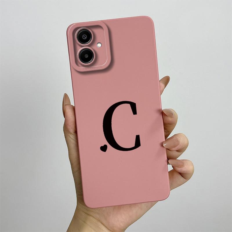 Чехол Для Samsung A07 Милые Буквы Любовников Мягкая Задняя Крышка Телефона Для Galaxy A07 4G Полная Защита Жидкий Силикон Ударопрочный Funda