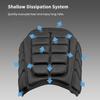 Universal Motorcycle Seat Cushion, Large Saddle Shape Motorcycle Seat Cover Shock Absorption & Breathable Seat Pad for Long Rides