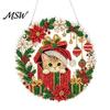 Rhinestone Painting Suncatcher Kit Christmas Kit, DIY Faux Pearl Art Ornament Craft Crafts for Adults Beginner, Acrylic Xmas Handmade Ornaments
