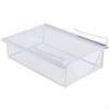 Hanging Pullout Drawer Basket Closet Holder Portable Container Heavy Duty Sliding Under Shelf