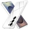 Ударопрочный бронированный чехол для Samsung Galaxy S26 Ultra S26+ S 26 SamsungS26 Plus S26Ultra 5G Прозрачный силиконовый чехол Прозрачный Funda
