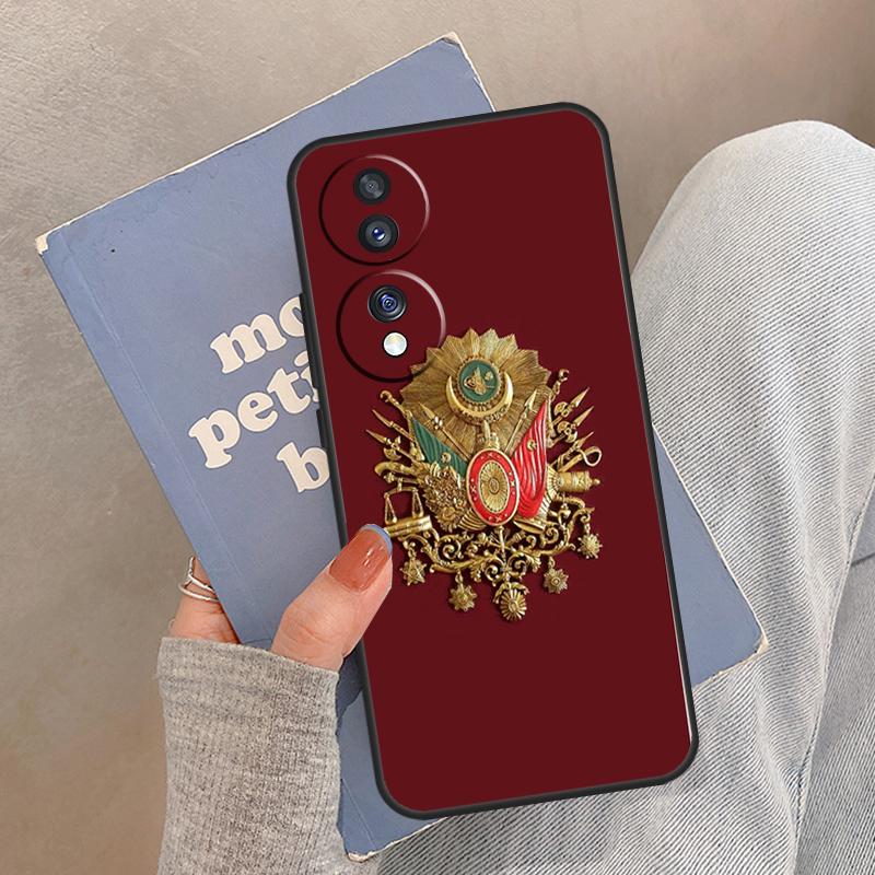 Кейс с гербом Османской империи для Honor Magic 8 5 6 7 Pro Чехол для Honor 400 200 Lite 50 70 90 X8a X8b X9a X9b X9c