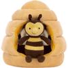 Jellycat Insect Series Honeycomb Bee Soothing Doll Plush Doll 18cm
