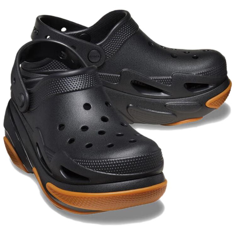 Crocs Eva Модные Удобные Клоги 6.9См Мужская Обувь Черный 210061-0WS