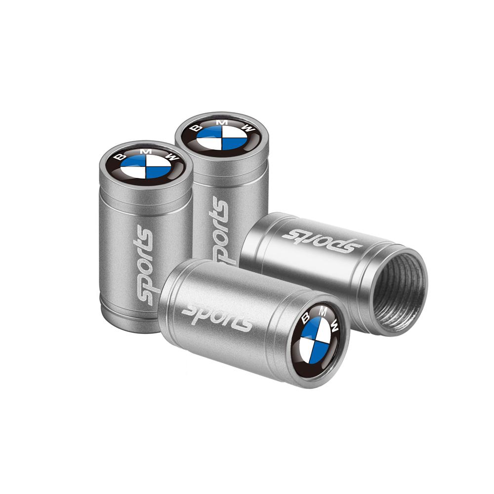 AAAPD1 4Pcs Metal Car Wheel Tire Valve Stem Cap Auto Air Stem Cover Accessories For Bmw Performance M E46 E90 E60 F30 F10 E36 G20 X2 X5