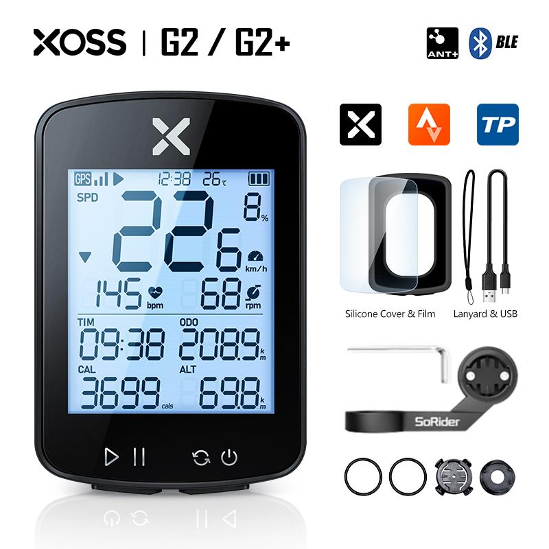Выбор Версия xoss G+ G2 G плюс 2 Велокомпьютер GPS Поколение Велосипедный Беспроводной Спидометр Трекер Одометр Дорожный MTB Велосипед ANT+