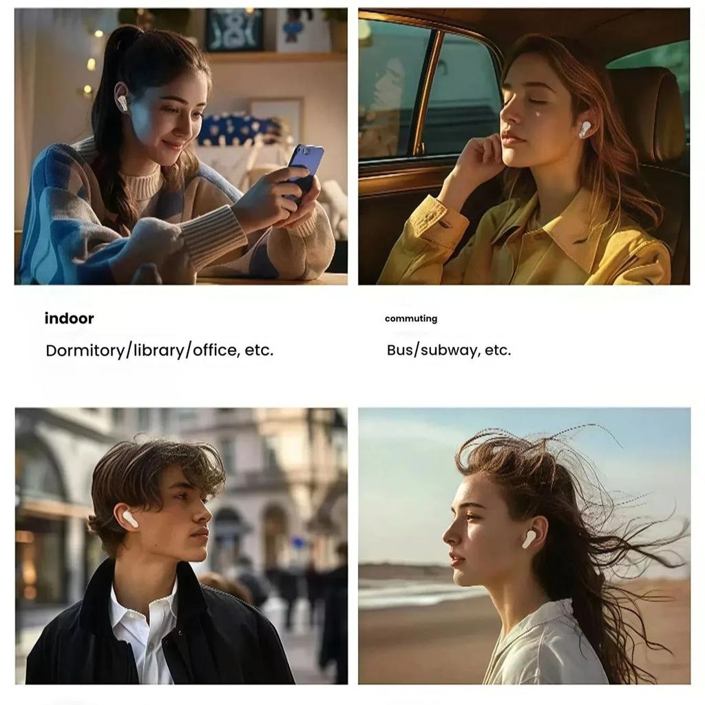 Xiaomi TWS Wireless Bluetooth In-Ear Earbuds Noise Cancelling Microphone Headphones with Mic for Sports Music and Gaming