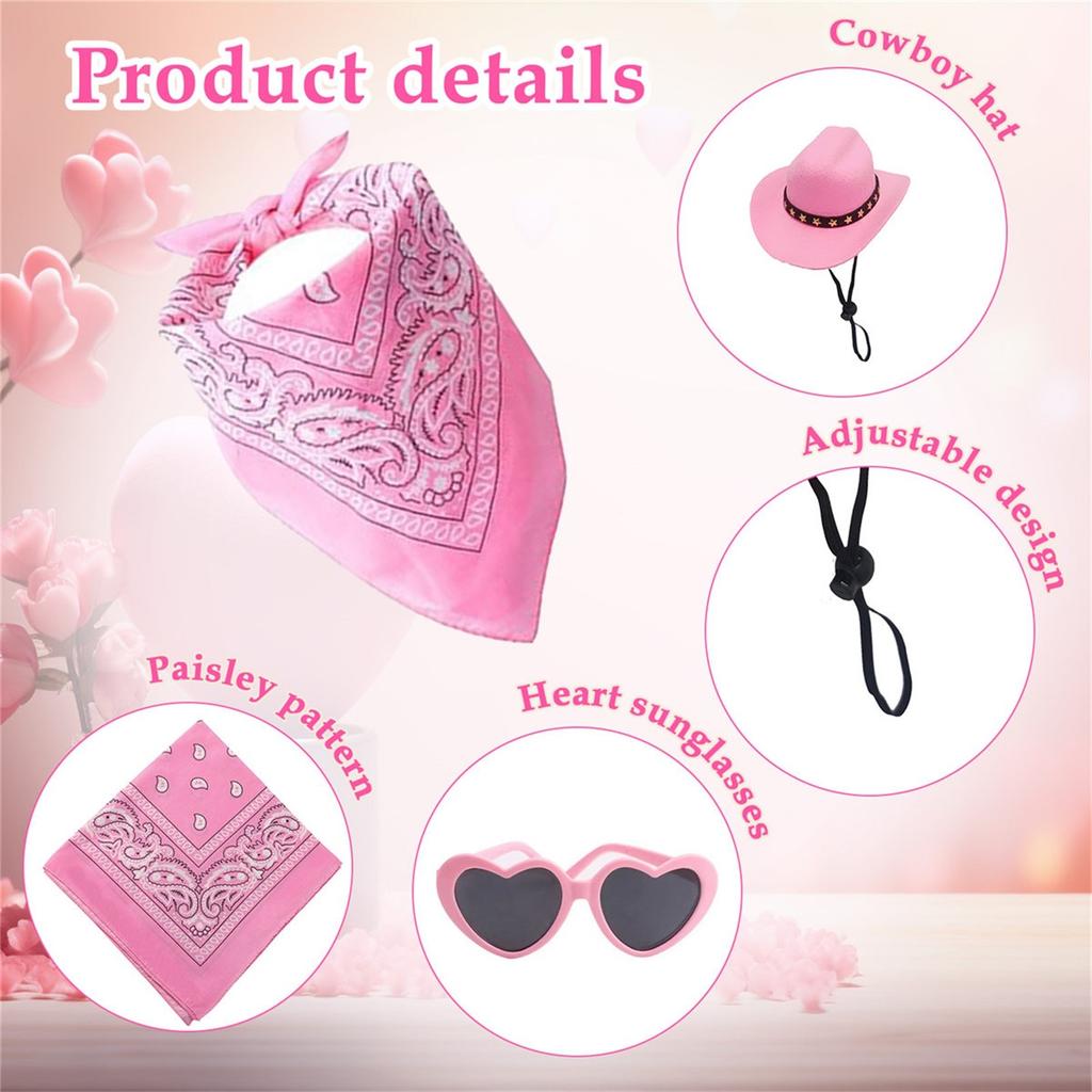 Одежда для ковбойской куклы, набор украшений из шарфа, шляпы, очков, украшения для дома