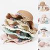 Travel Straw Weaving Toddler Baby Shoulder Bag Girls Summer Hat Wide Brim Hats Flower Sunshade Caps