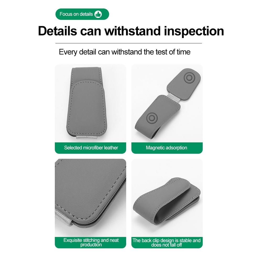 Автомобильный солнцезащитный козырек Футляр для очков Солнцезащитные очки Клип-карта Держатель билетов Подставка Футляр для ручек Очки Многофункциональное хранилище Автомобильные аксессуары