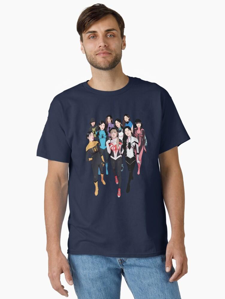 Spider-TWICE group unmasked version Classic T-Shirt