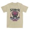 Уличная футболка Sum 41 Band Хлопковые футболки Популярная футболка для взрослых Летняя Потрясающий узор Мужчины Женщины Топы с коротким рукавом