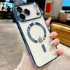 Официальные цвета Мягкий гальванический магнитный чехол для iPhone 17 Air 16 15 14 13 12 Pro Max Plus 11 для Magsafe HD Чехол