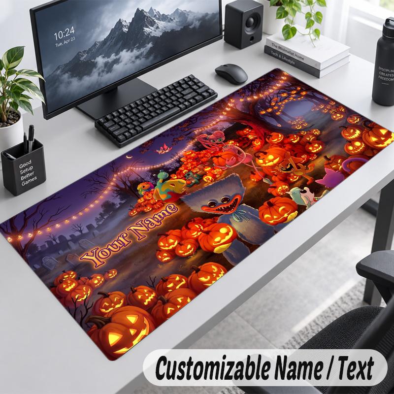 Poppy Playtime Personalized Large Mouse Pad Custom Name Text Extended Desk Mat Gaming Mousepad
