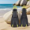 Lightweight Open-Heel Snorkeling Scuba Diving Fins With Elastic Strap Adults Size 34-47