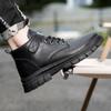 Fashion Men's Casual Boots Spring and Autumn British Workwear Boots Non Slip Soft Sole Comfort Outdoor Mid Top Leather Shoes Zapatillas