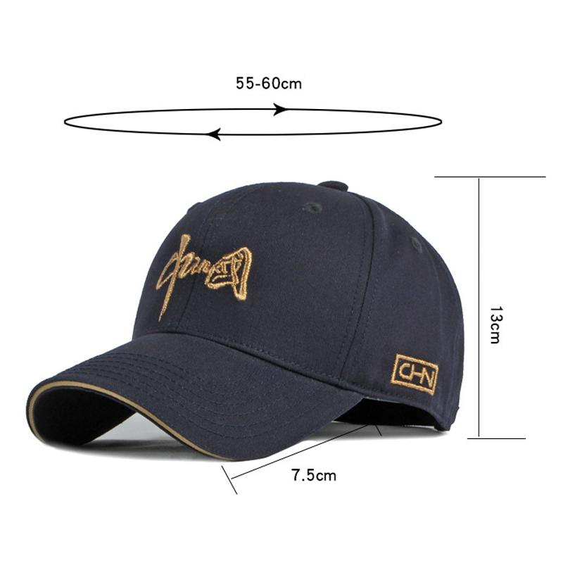 Cotton Hat Embroidered Chinese Baseball Cap for Men Women Outdoor Sunscreen Cap Snapback Hat Ponytail Panama Cap Visor Hats