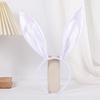 1pc sold color gingham rabbit ear headband in stock headband bunny girl hair clip Halloween rabbit headband