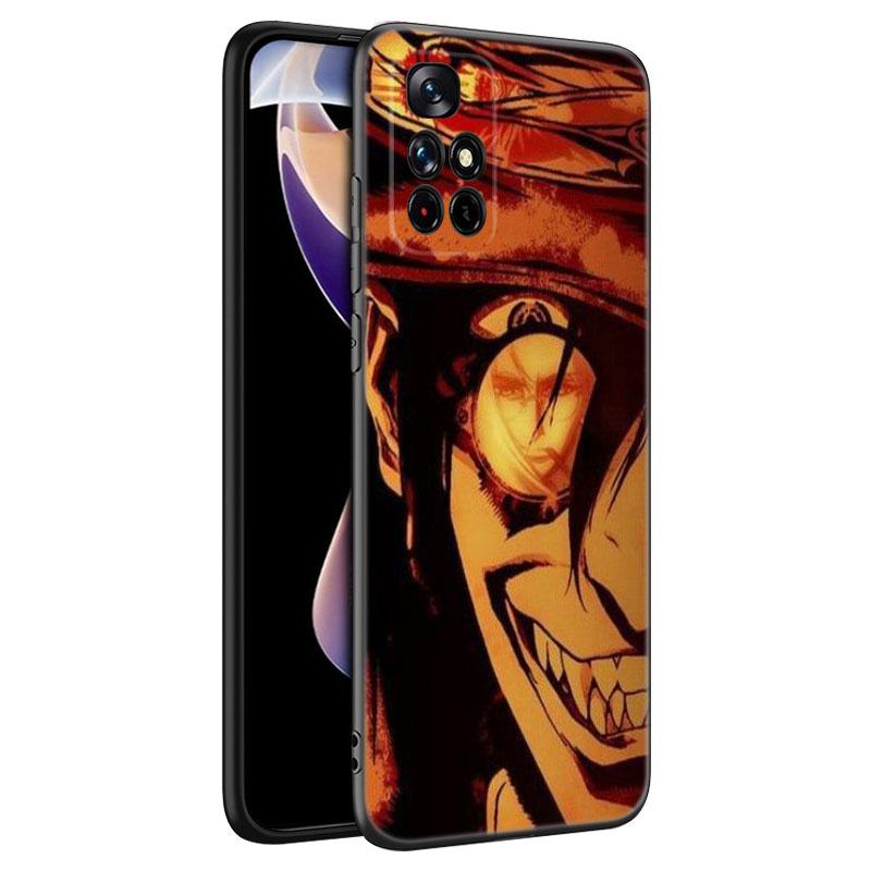Аниме Hellsing черный силиконовый чехол для телефона Xiaomi Redmi Note 10 11 11S 12 13 4G 8 9 11T Pro 5G Plus 8T 9S 10S 12S