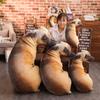 1 Pcs Cartoon Animal Simulation Dog Doll Creative 3D Simulation Dog Pillow Plush Toy Dog Doll Cute Pillow  Sleep Body Pillow