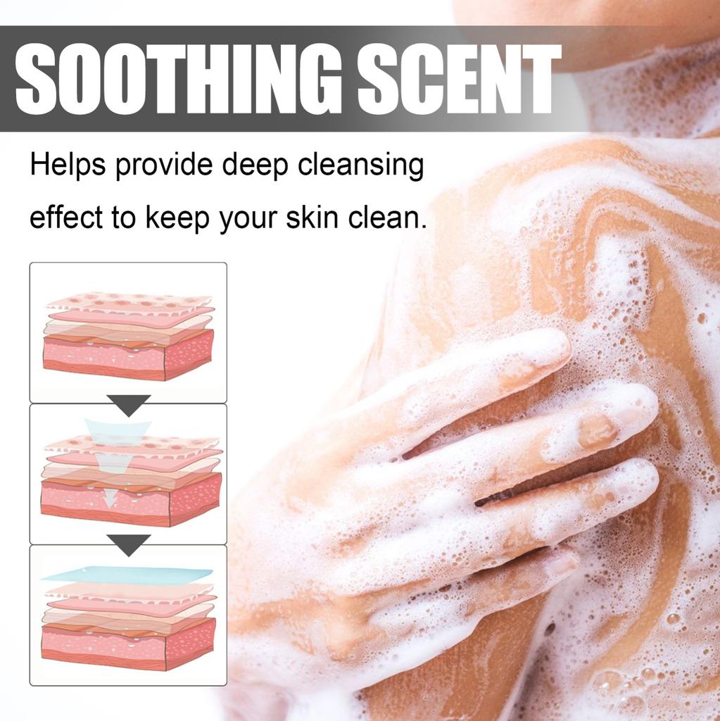 Гель для душа с феромонами, гель для душа длительного действия с ароматом феромонов, ароматный гель для душа, гель для душа с лавандой и мятой, 30 мл