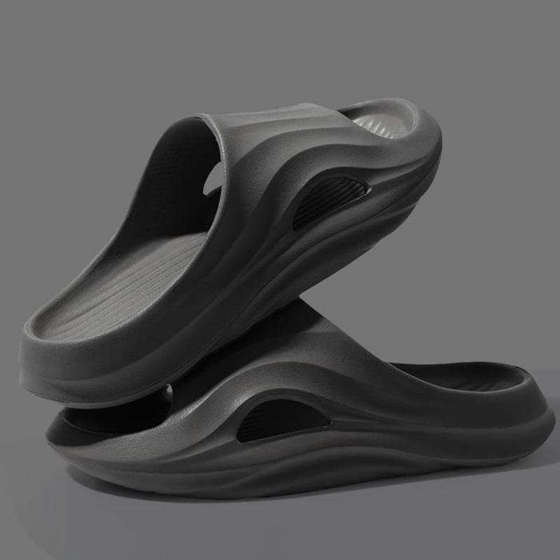 Lucyever 2025 Pink Soft Sole House Slippers for Women Comfortable Platform Couple Slides Woman Indoor Non Slip Bathroom Shoes