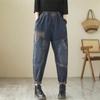 Plus Size Elastic Force Denim Pants High Waist Jeans Woman Skinny Women Jeans Harem Pants