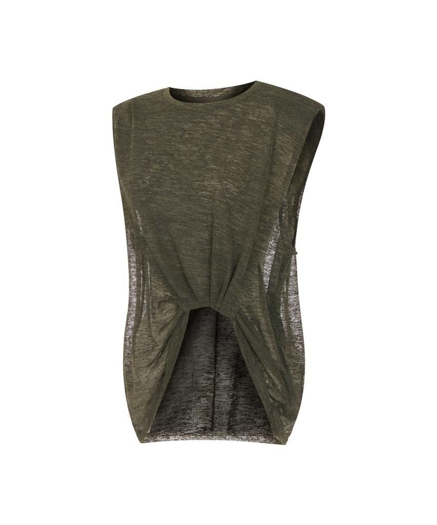 PAIGEFLYNN Shoulder Pad Twist T-Shirt_P6Bts061C