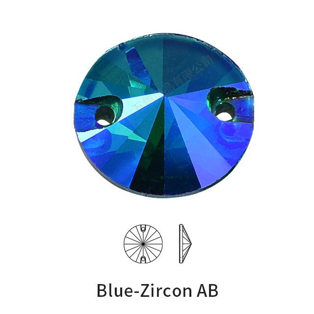 Hand Sewn Drill Flat Buckle, Special-Shaped Ab Color Crystal Glass Round Satellite Diy Clothing Wedding Rhinestone Jewelry Accessories