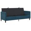 Blue Storage Sofa 192 x 78 x 87 cm Polyester