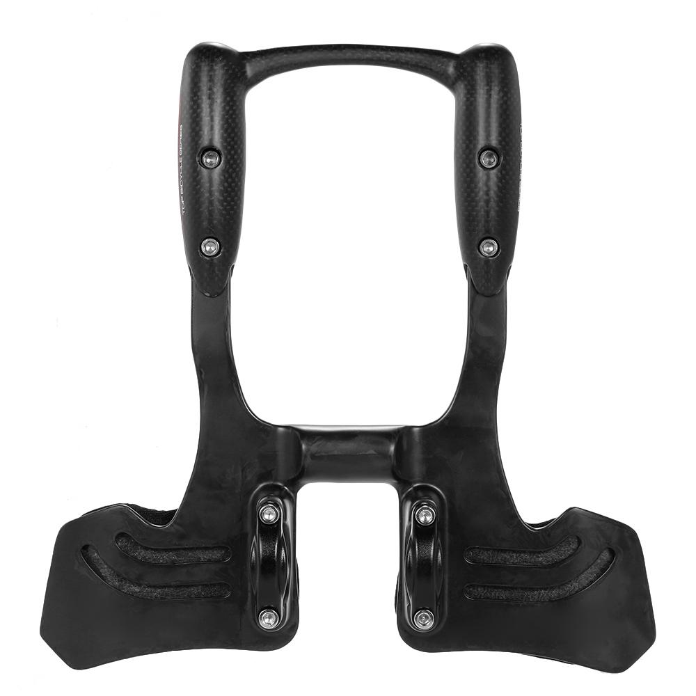 Lixada Аэробар из углеволокна для велосипеда Велосипед Дорожный Триатлон Подлокотники Руль Велосипед Гоночный Аэробар