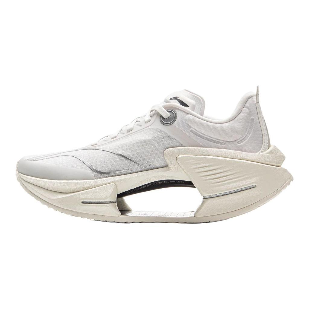 Li Ning Absolute Shadow 3 Основные технологии Профессиональные соревновательные тренировочные кроссовки для бега Женские кроссовки Стандартные - Бело-кремовые ARRV002-19