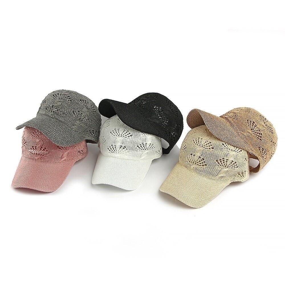 Casual Breathable Knit Hat Retro Adjustable Cap High Quality Mesh Hat Hiking Outdoor