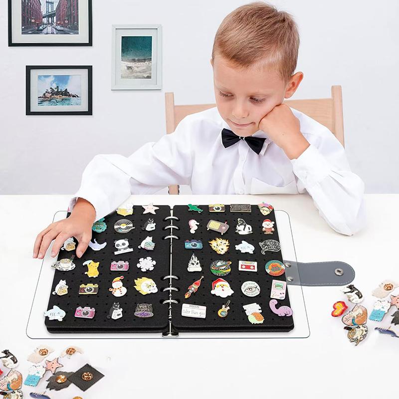 8 страниц фетра большой емкости многоцветный многофункциональный съемный дисплей для хранения штифтов книга DIY аксессуары