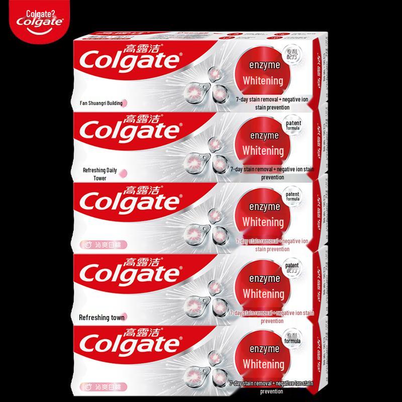 Colgate Enzyme Whitening Toothpaste White Peach Flavor