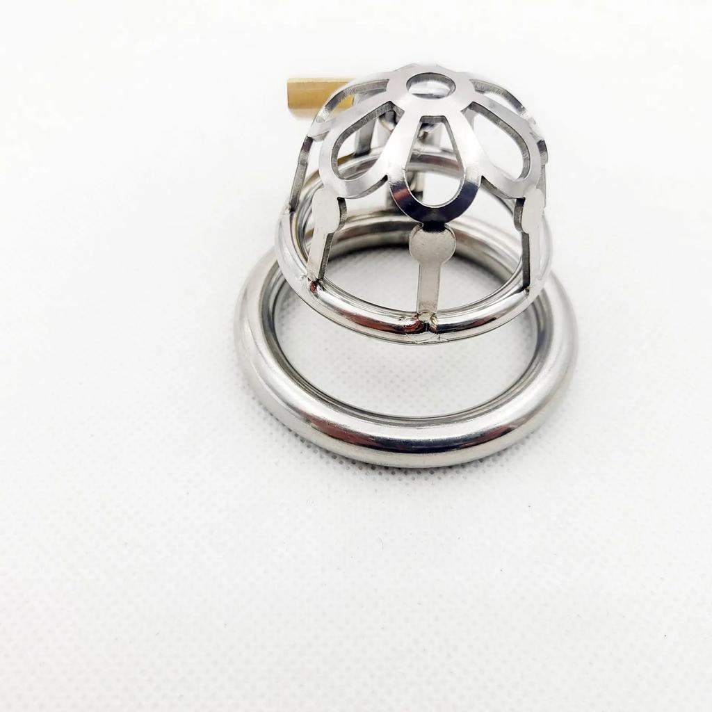 Male Chastity Lock Erotic Cock Rings BDSM Fetish Cock Cage Chastity Device Sex Toys For Men Penis Rings Scrotum Bondage